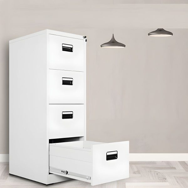 4-Drawers Metallic Office Filling Cabinet - Image 2