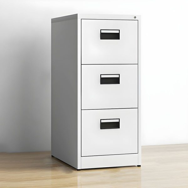 Modern Steel Storage Cabinet (Gray)