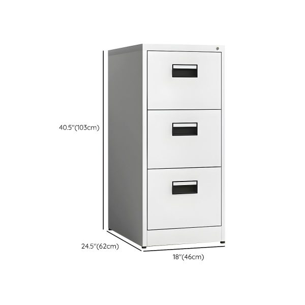 Modern Steel Storage Cabinet (Gray) - Image 5