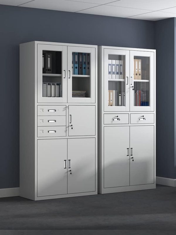 2-Door Metallic Office Filling Cabinet With Safe - Image 2