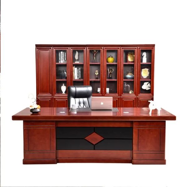 Manager's L-shaped 1800mm executive desk - Image 4