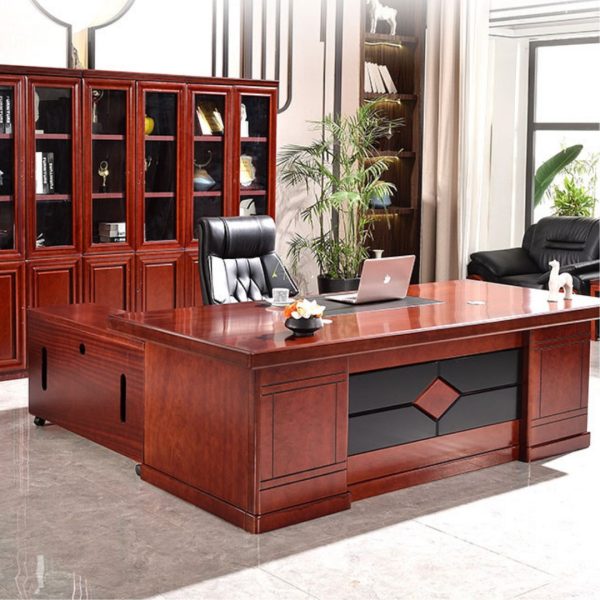 Manager's L-shaped 1800mm executive desk - Image 5