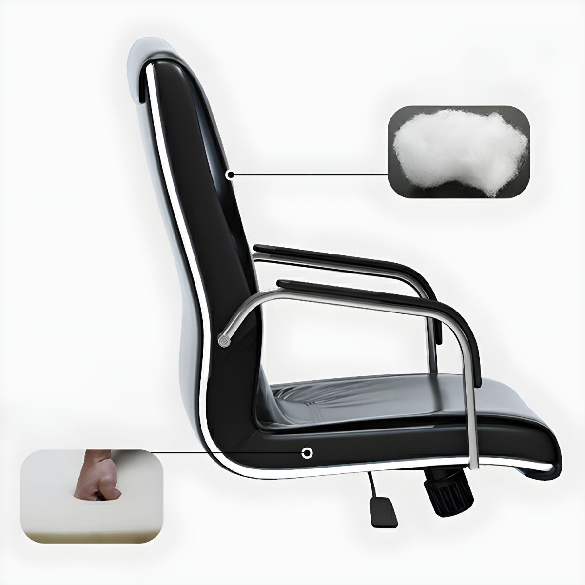 1.4mn executive office desk, strong mesh office seat, full glass metallic cabinet