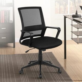 Electric Adjustable Table, Executive Desk, Fireproof Safe Box, Non-Reclining Office Seat, 1-Way Workstation