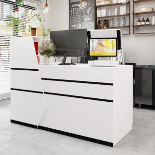 3-Way Working Station, Coffee Tables, Swivel Bar Stool, Executive Desk, Hammock Seat, Electric Adjustable Table,9 Locker Cabinet, Dining Table