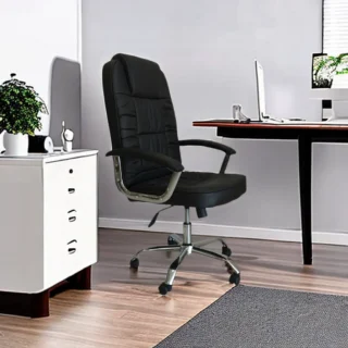 Electric Adjustable Table, Executive Desk, Fireproof Safe Box, Non-Reclining Office Seat, 1-Way Workstation