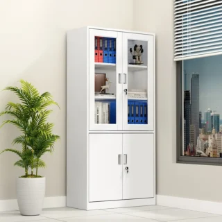 Electric Adjustable Table, Executive Desk, Fireproof Safe Box, Non-Reclining Office Seat, 1-Way Workstation