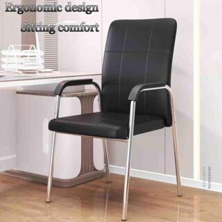 Headrest Office Seat, 2.4 Boardroom Table, Reclining CEO Seat, Wooden Credenza, 2- Way Work Station.