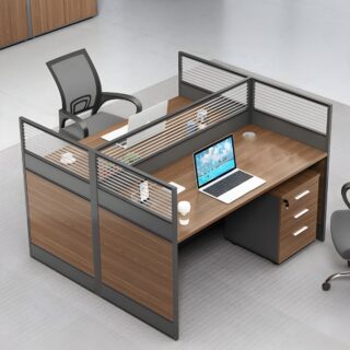 Electric Adjustable Table, Executive Desk, Fireproof Safe Box, Non-Reclining Office Seat, 1-Way Workstation