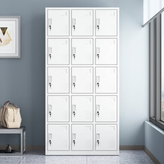 15 locker filing cabinet Nairobi, metal locker storage cabinet Kenya, secure office locker cabinet Nairobi, multi compartment locker cabinet Kenya.