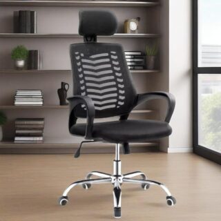 Headrest ergonomic seat for office in Kenya Adjustable ergonomic chair with headrest Nairobi Mesh office chair with neck support Kenya High back ergonomic desk chair Ergonomic chair price in Kenya