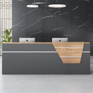 2m reception desk Nairobi, modern office front desk Kenya, professional reception counter Nairobi, large office reception desk Kenya.
