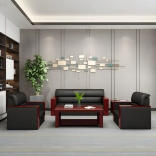 Modern reception sofa for office waiting areas