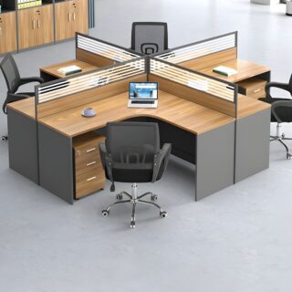 4 Way Curved Workstation Nairobi