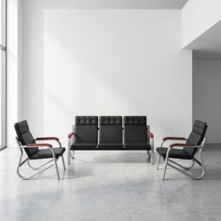 modern office reception sofa for waiting areas