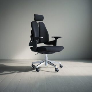Comfort-enhanced dual support office chair