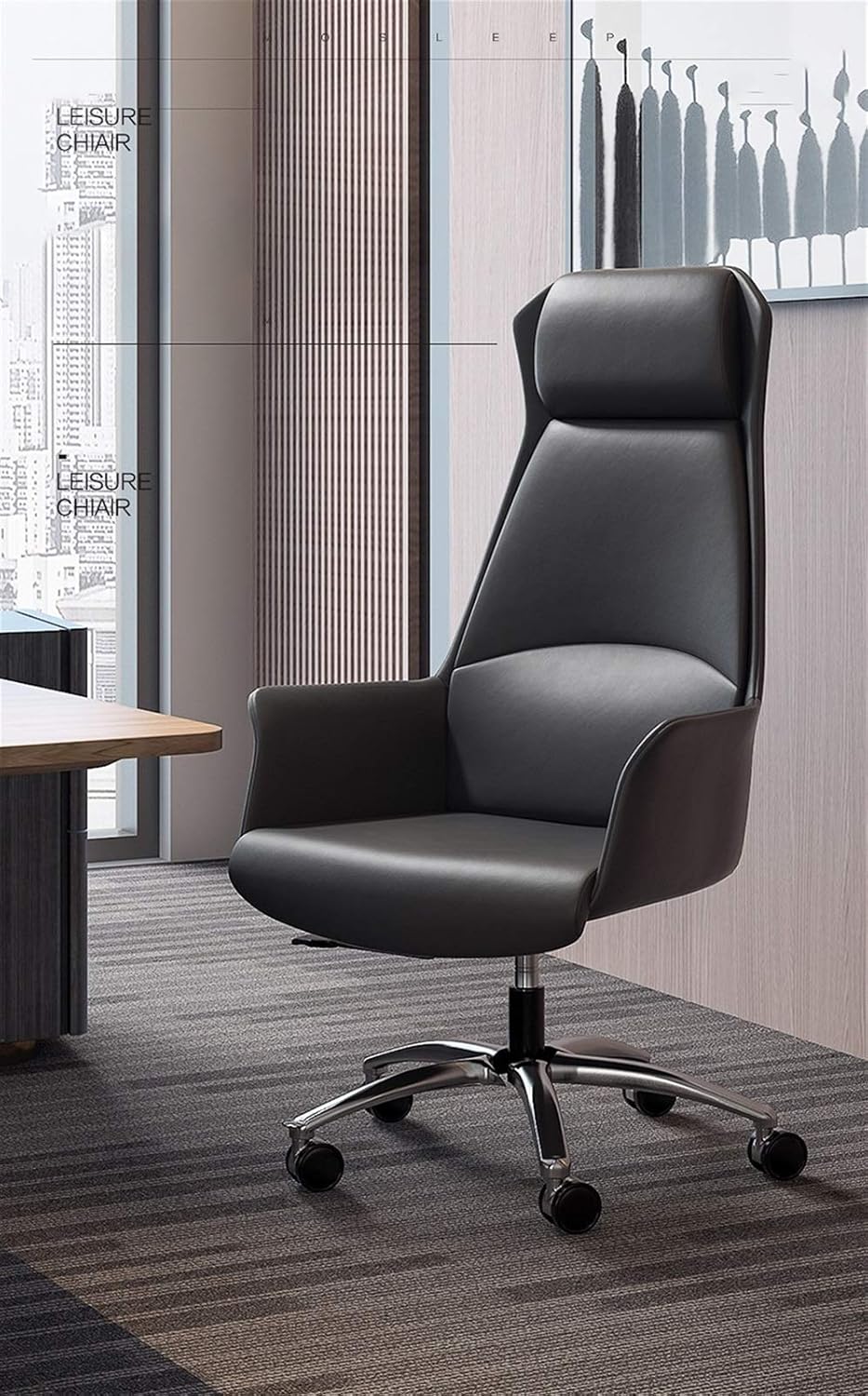 Durable ergonomic executive desk chair