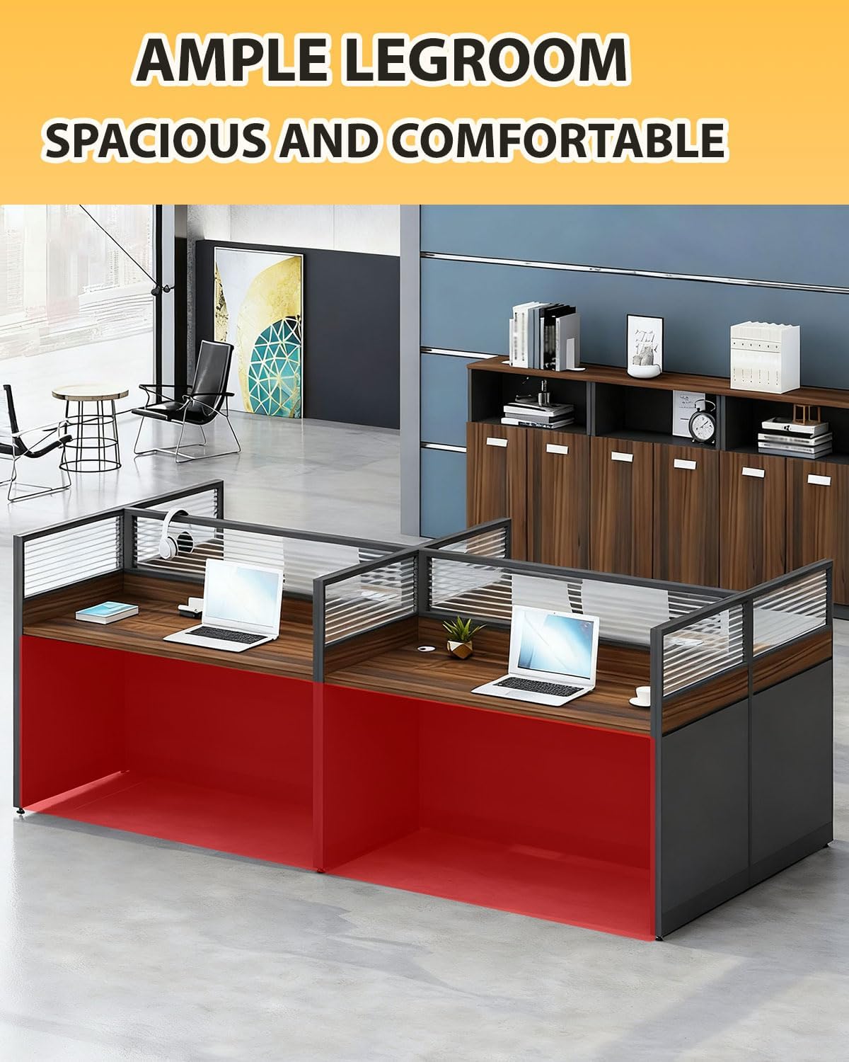 2-Person office workstation desk