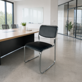 Professional Chrome Guest Seating Solution