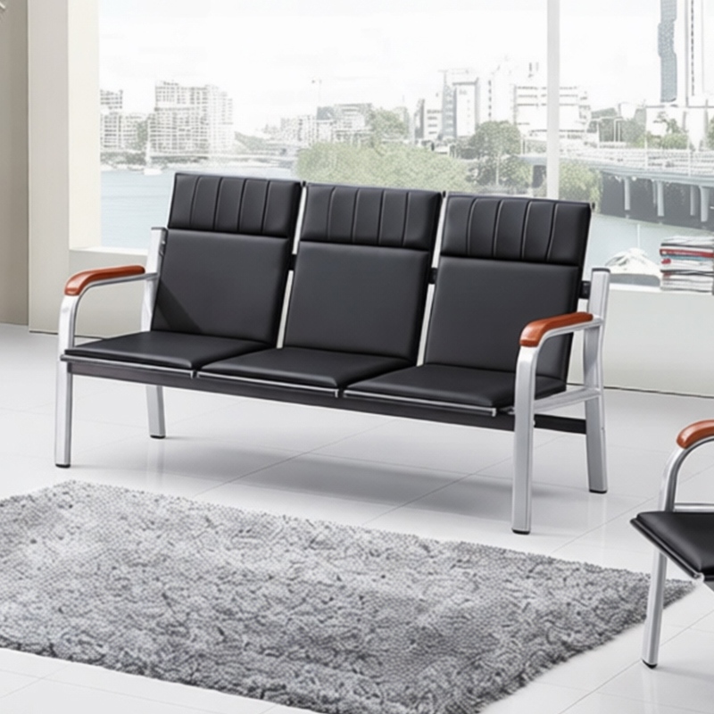 Executive 5-seater office waiting sofa