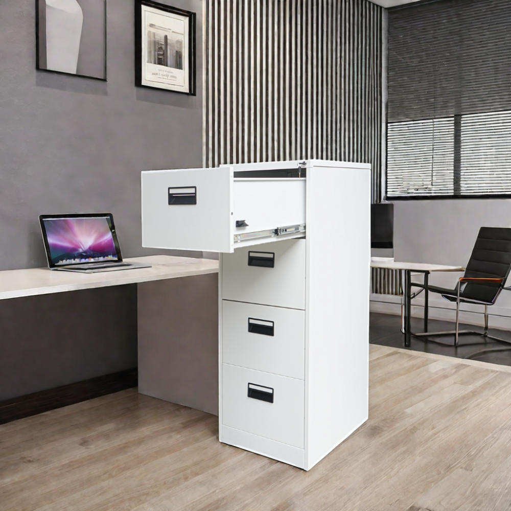 Professional four-drawer office storage cabinet
