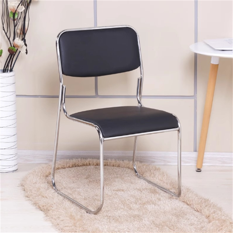 Durable chrome office visitor seat