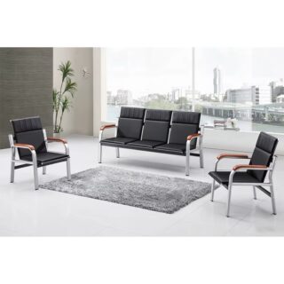 Executive 5-seater office waiting sofa