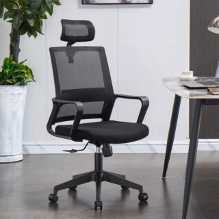 Modern highback captain mesh office seating solution