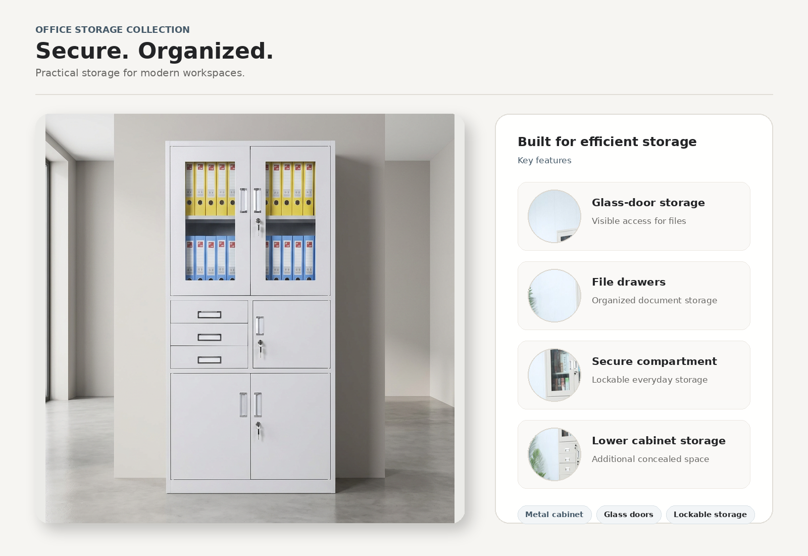 Metal File Cabinet with Safe Kenya