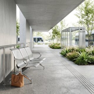 Three Link Reception Bench Kenya