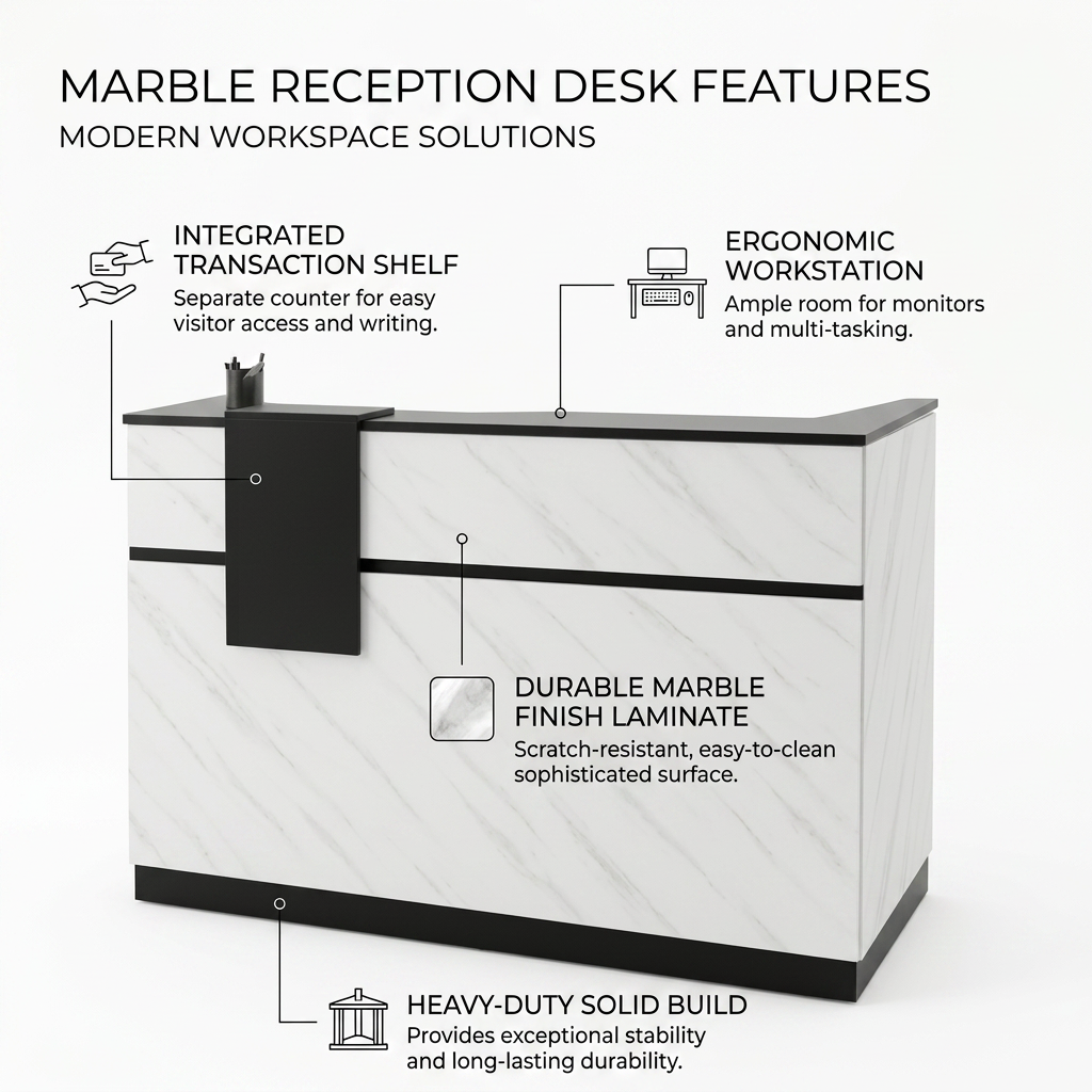 1.4M Reception Office Desk Kenya