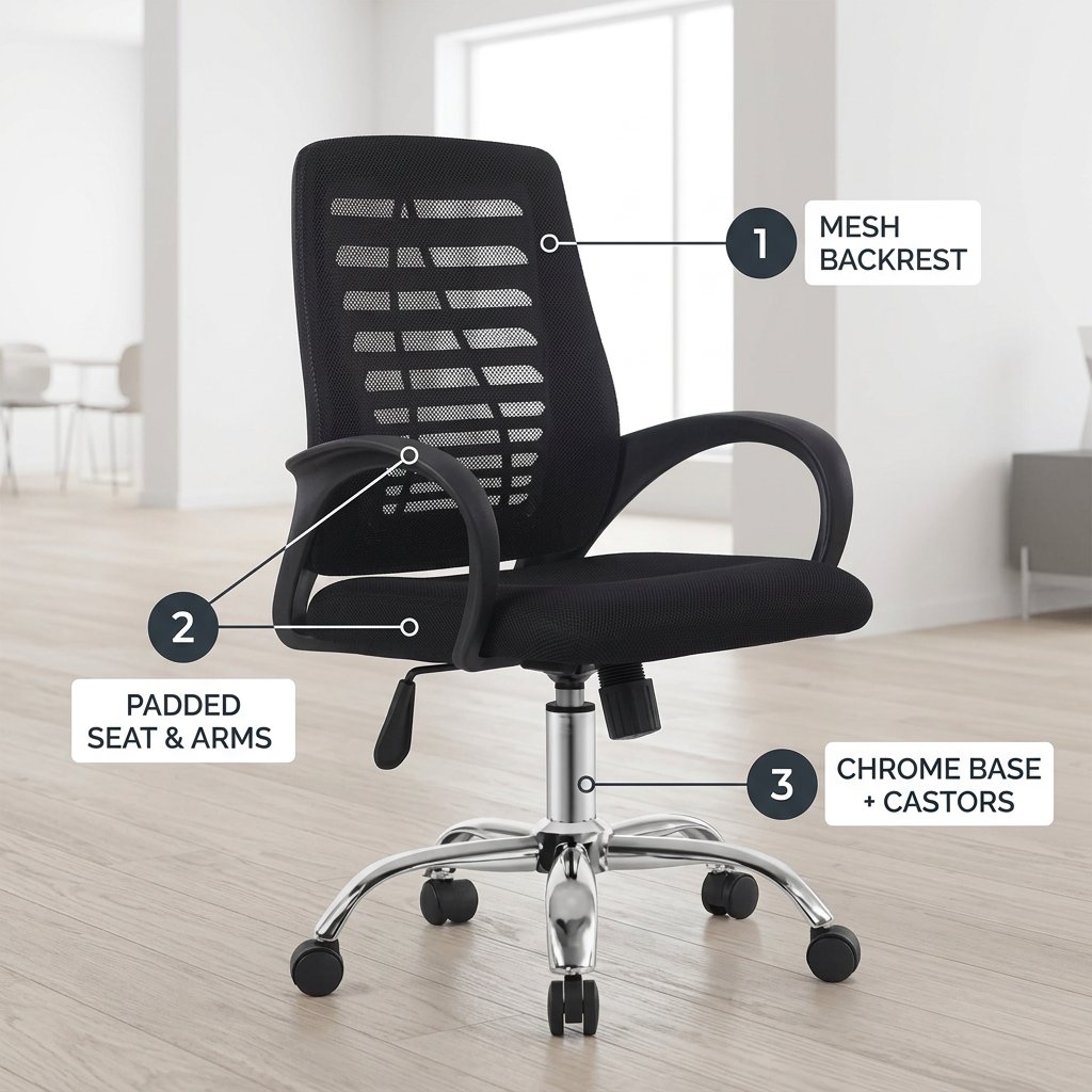 Strong Mesh Office Seat Nairobi Kenya
