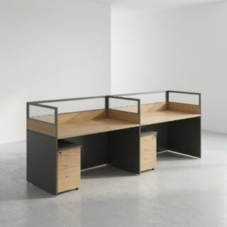 2-Way Straight Office Workstation Nairobi Kenya