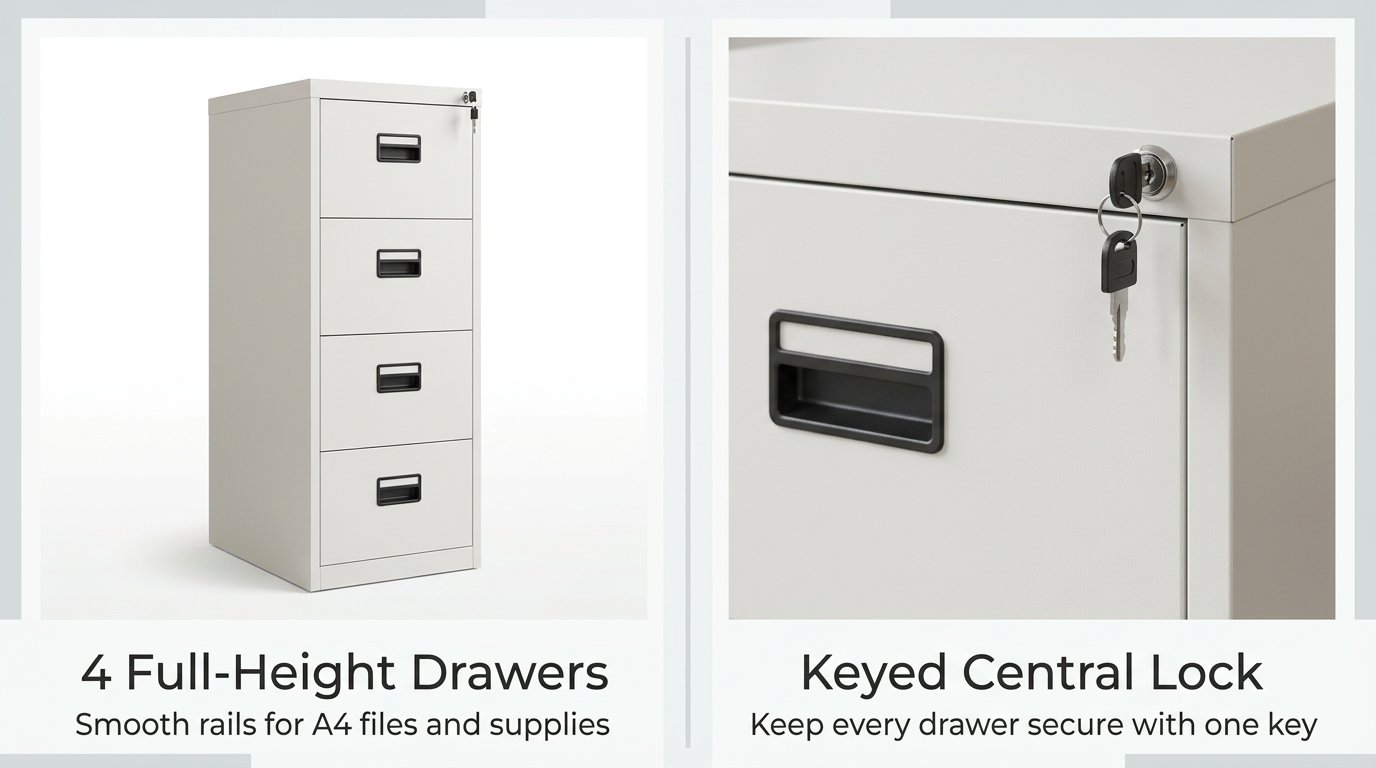 4-Drawer File Cabinet Nairobi Kenya