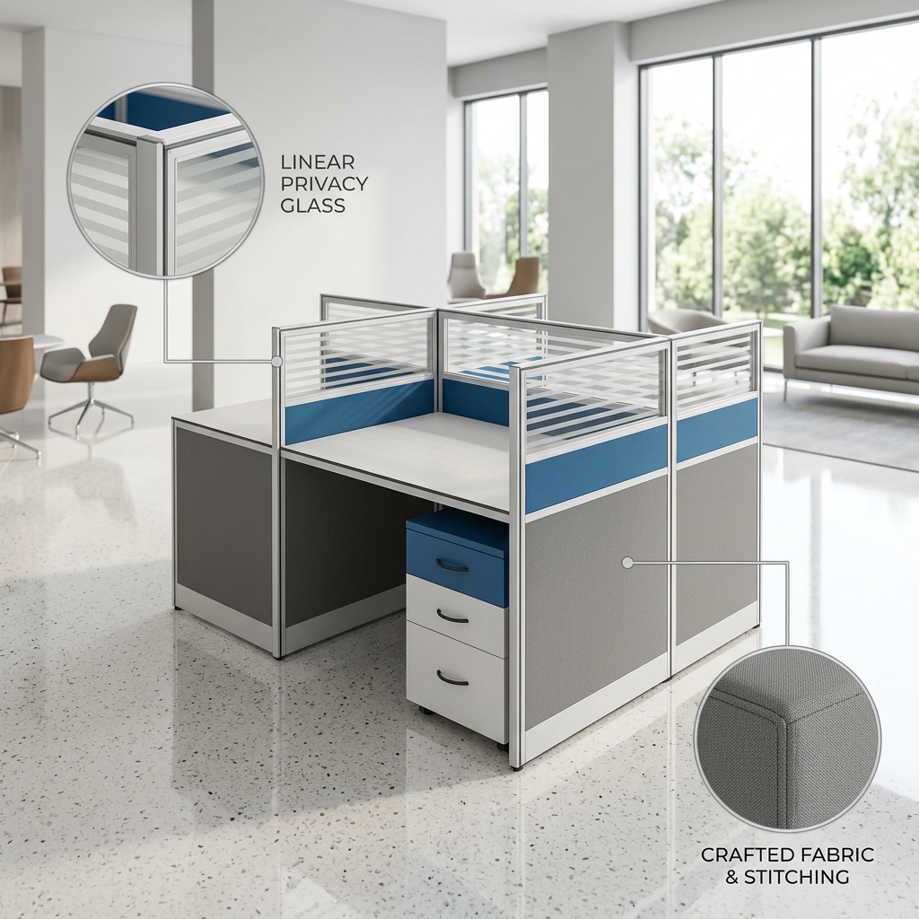 4-Way Office Workstation Nairobi Kenya