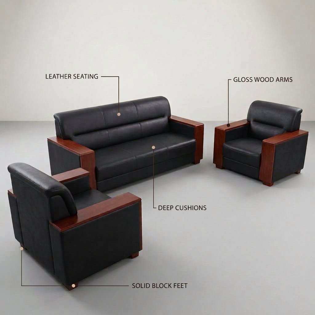 5-Seater Waiting Sofa Nairobi Kenya