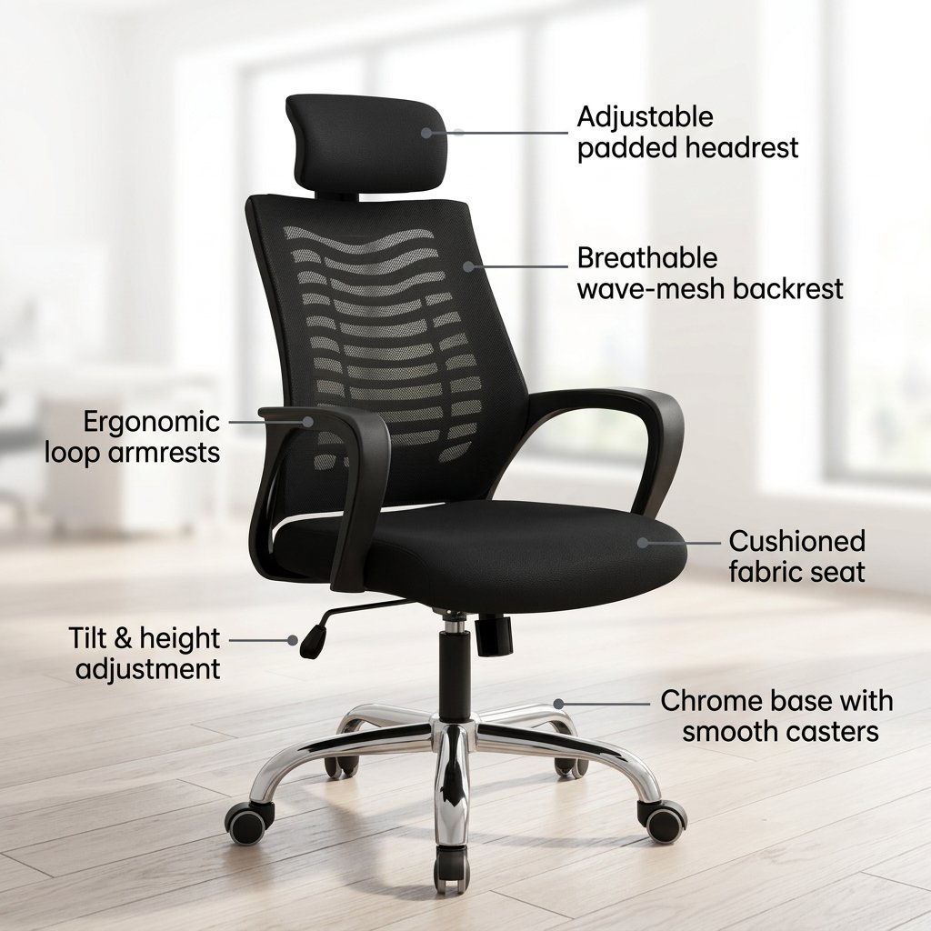 Headrest Office Seat Nairobi Kenya