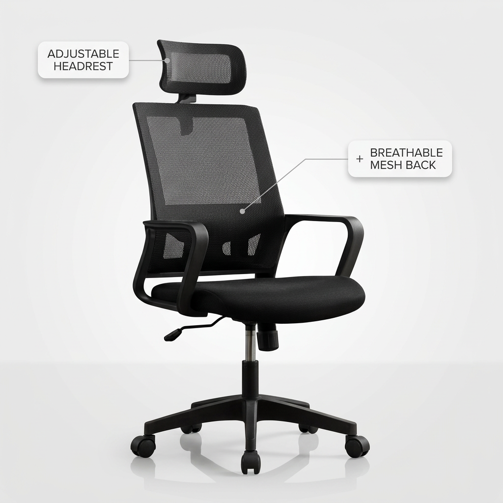 High Back Captain Mesh Seat Nairobi Kenya