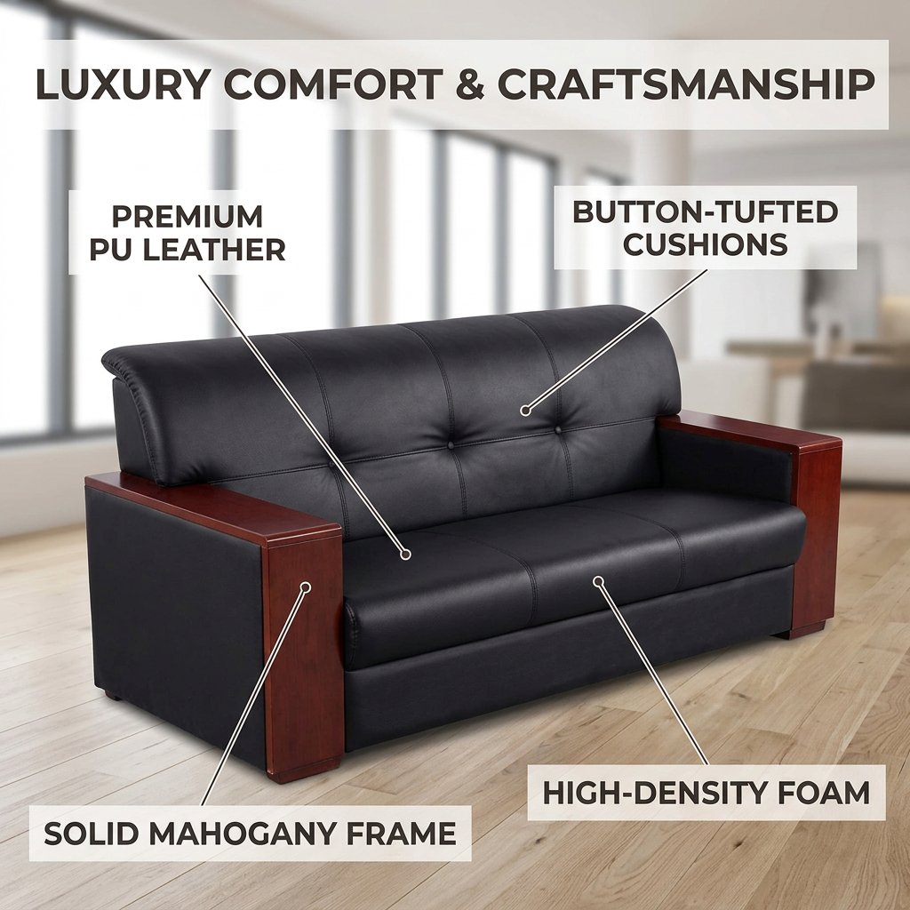 5-Seater Waiting Sofa Nairobi Kenya