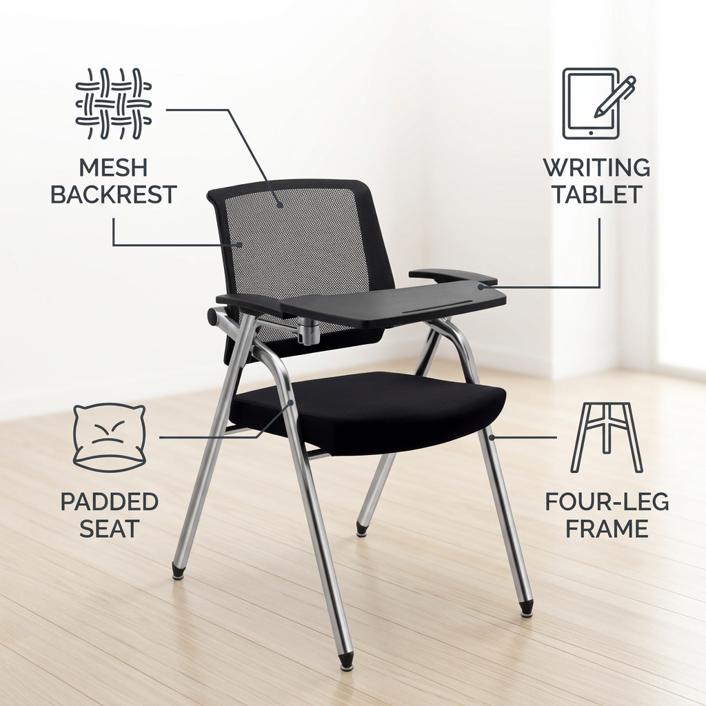 Training Office Seat with Writing Pad Nairobi Kenya