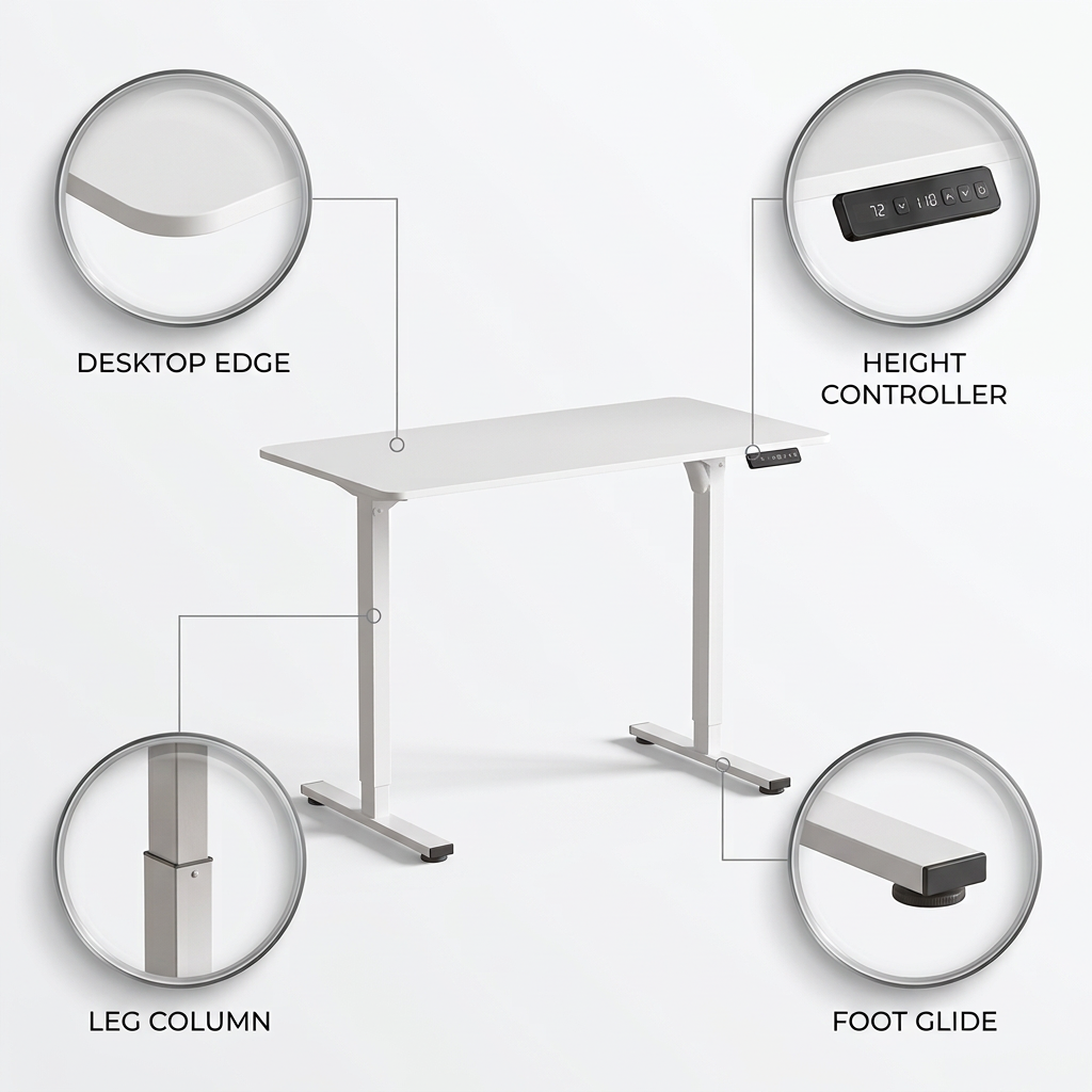 1.4M Electric Adjustable Desk Nairobi Kenya