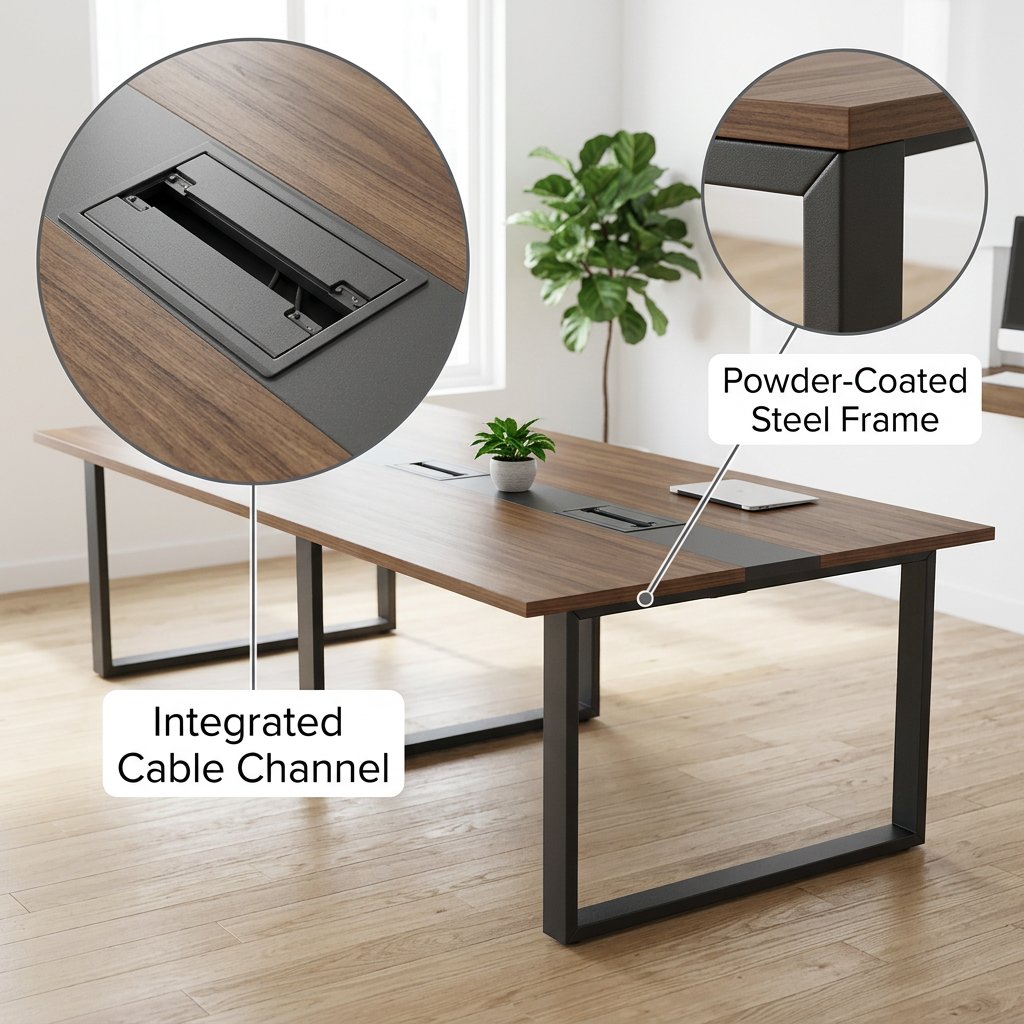 Metal Frame Boardroom Table Nairobi