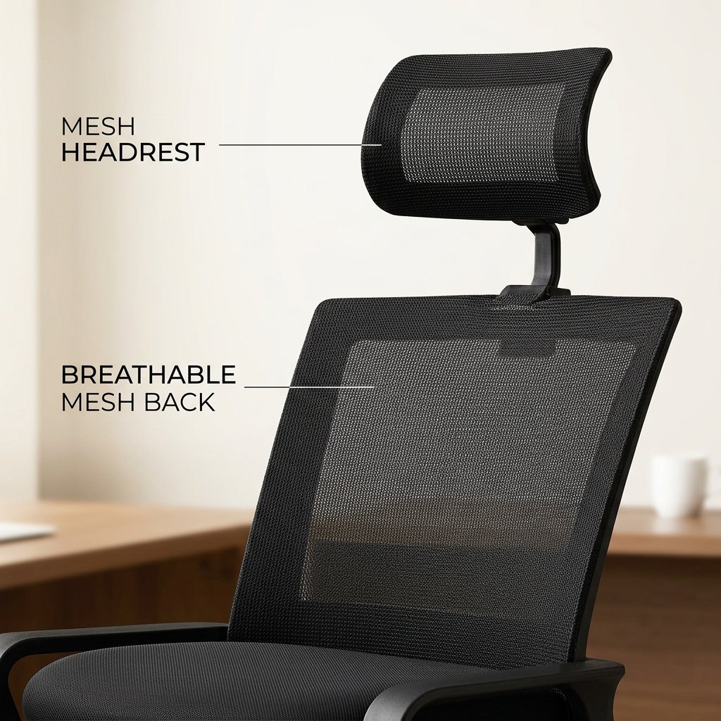 Highback captain mesh office seat in Kenya
