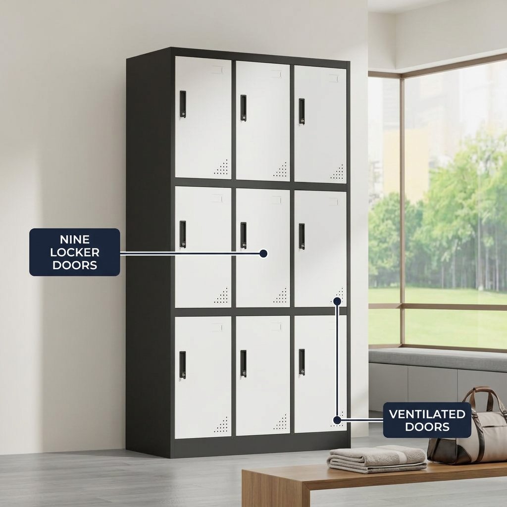 9-Locker Storage Cabinet Nairobi