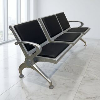 3-Link Heavy Gauge Padded Waiting Bench Nairobi Kenya
