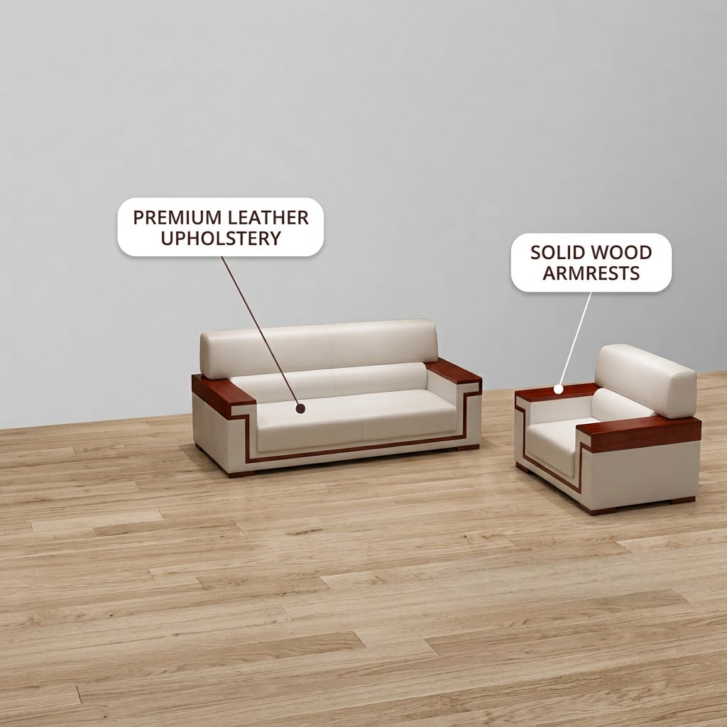 5-seater waiting office sofa in Kenya