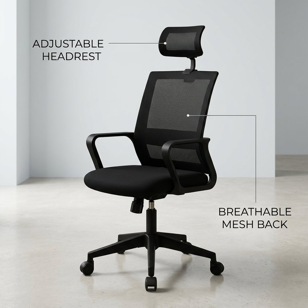 Highback captain mesh office seat in Kenya