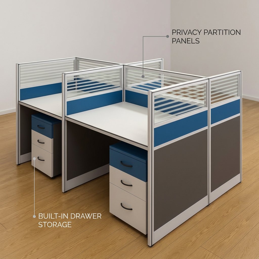 4-Way Office Workstation Nairobi Kenya