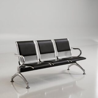 3-link padded waiting bench in Kenya