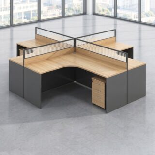 4-Way Curved Workstation Nairobi Kenya